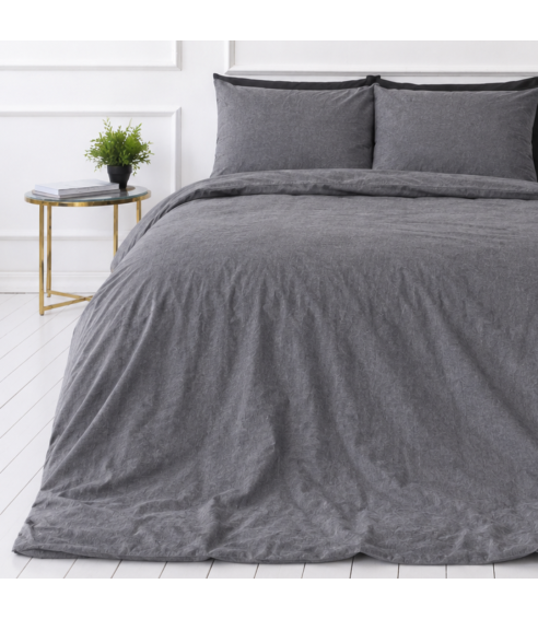 Lniana pościel "Linen Grey oasis". Pościel Lniana
