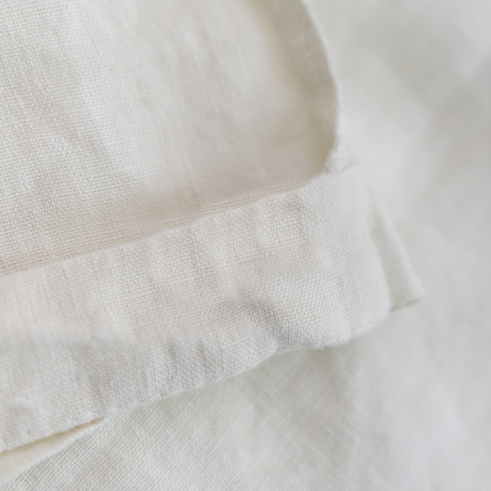 Lniana pościel "Linen white". Pościel Lniana, 140x200 cm, 150x200 cm, 160x200 cm, 180x200 cm, 200x200 cm, 200x220 cm, 220x240 cm