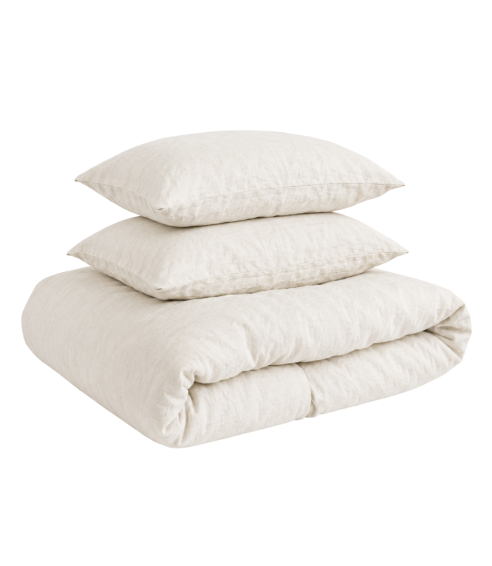 Lniana pościel "Linen white". Pościel Lniana