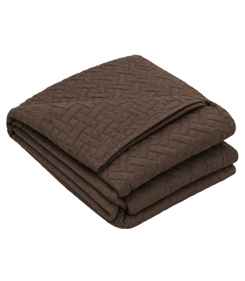 Narzuta „Bedspread Brunette“. Pledy