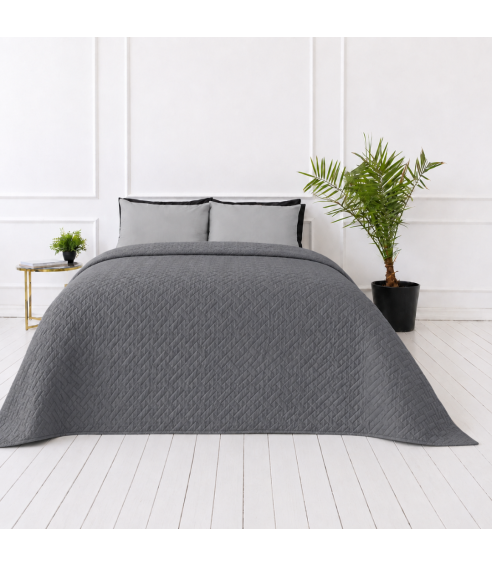 Narzuta „Bedspread Graphite“. Pledy