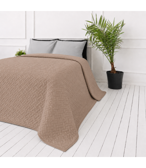 Narzuta „Bedspread Latte“. Pledy