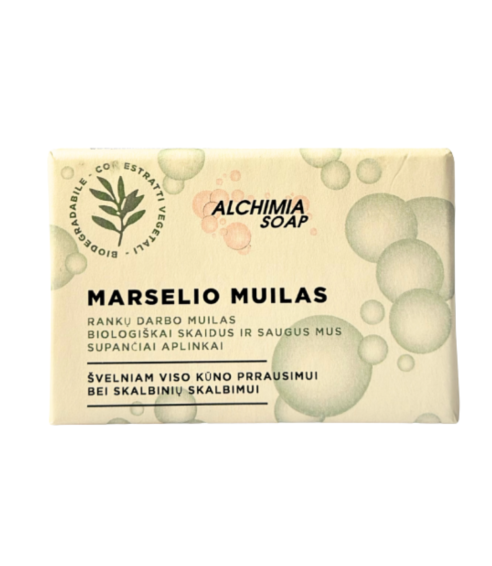 Mydło marsylskie "Marseille soap Alchimia". Mydło