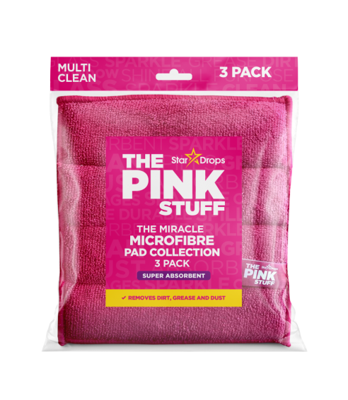Szmatka „Pink stuff microfibre“. Ścierki kuchenne