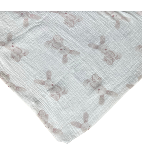 Pościel z muślinu „Sweet Bunny Rest“. Pościel bawełniana
