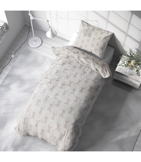 Pościel z muślinu „Sweet Bunny Rest“. Pościel bawełniana