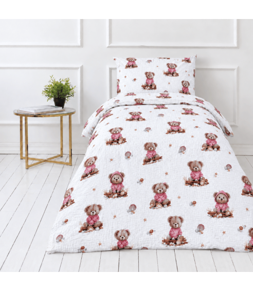 Pościel muślinowa "Fluffy Bear muslin“. Pościel Dla Dzieci