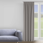Zasłony nocne "Gray". Zasłony, 150x275 cm. Eleganckie szare zasłony, idealnie komponujące się z nowoczesnym lub klasycznym wystrojem.
