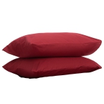 Premium satynowa poszewka na poduszkę „Maroon“. Poszewka na poduszkę 50x70