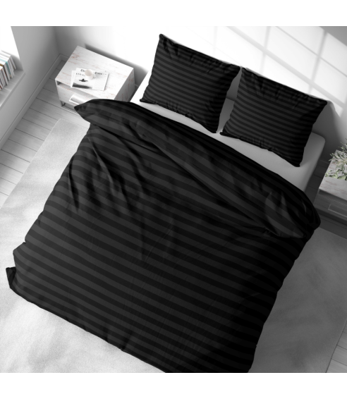 Poszewki na poduszki "Black Stripes". Poszewka na poduszkę 50x70