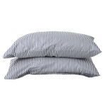 Poszewki na poduszki „Blue stripes“. Poszewka na poduszkę 50x70