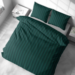 Poszewki na poduszki "Green Stripes". Poszewka na poduszkę 50x70