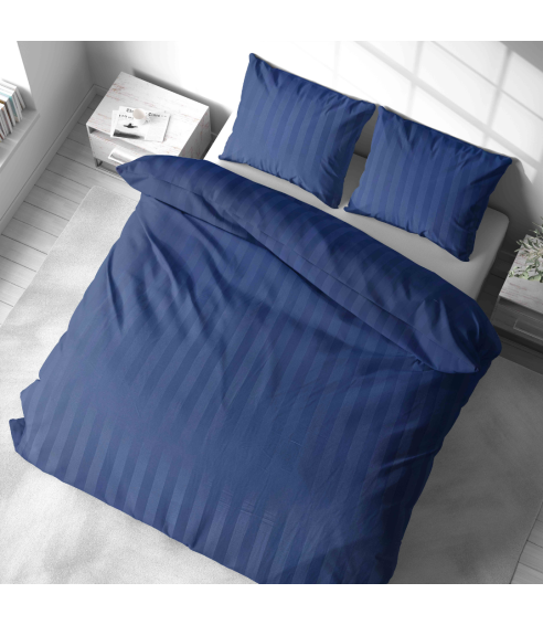 Poszewki na poduszki "Dark Blue Stripes". Poszewka na poduszkę 50x70