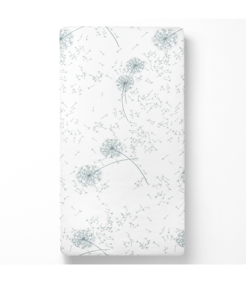 Prześcieradło z gumką „Dandelion puff“. Prześcieradło z gumką 90x200