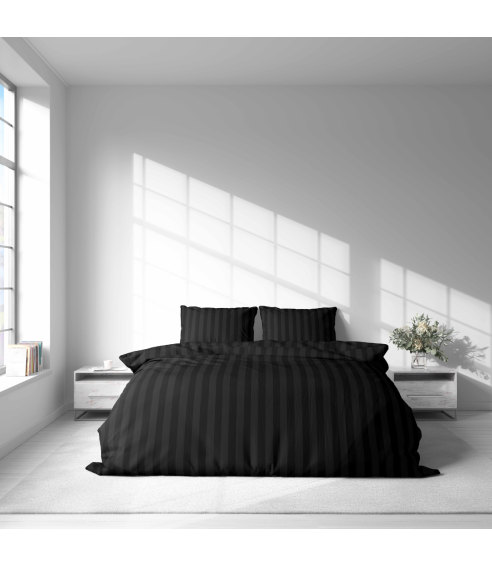 Komplet pościeli „Black Stripes“. Komplety pościeli 140x200