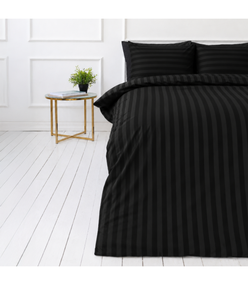 Komplet pościeli „Black Stripes“. Pościel hotelowa