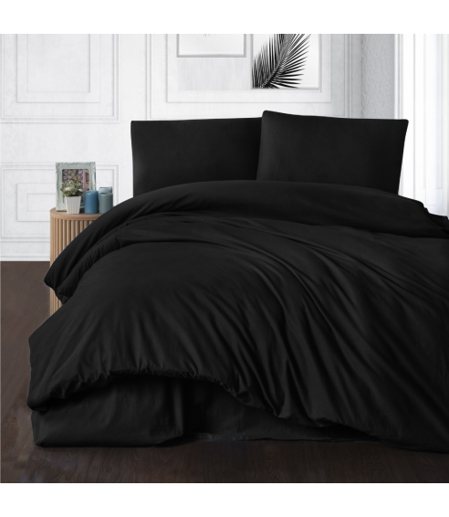 Pościel bawełniana „Black Flannel“. Pościel bawełniana