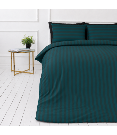 Komplet pościeli „Green Stripes“. Pościel hotelowa