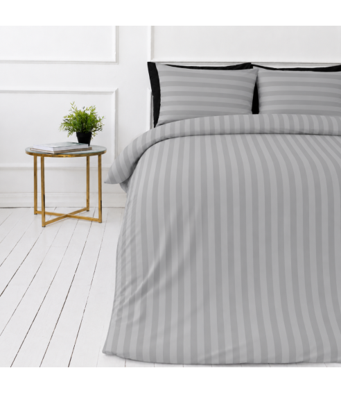 Komplet pościeli „Grey Stripes“. Pościel hotelowa