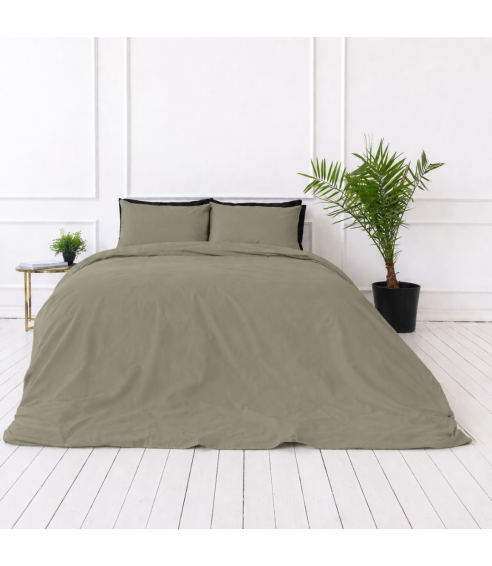 Komplet pościeli "Khaki Grey". Pościel 140x200