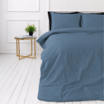 Komplet pościeli "Yale Blue". Pościel jednokolorowa, 140x200 cm, 150x200 cm, 160x200 cm, 180x200 cm, 200x200 cm, 200x220 cm, 220x240 cm. Minimalistyczny szaroniebieski komplet pościeli o jednolitym designie. Komplet pościeli "Yale Blue". Pościel jednokolorowa, 140x200 cm, 150x200 cm, 160x200 cm, 180x200 cm, 200x200 cm, 200x220 cm, 220x240 cm. Minimalistyczny szaroniebieski komplet pościeli o jednolitym designie.