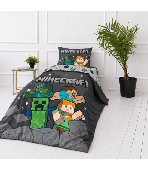 Pościel bawełniana „Minecraft“. Pościel bawełniana