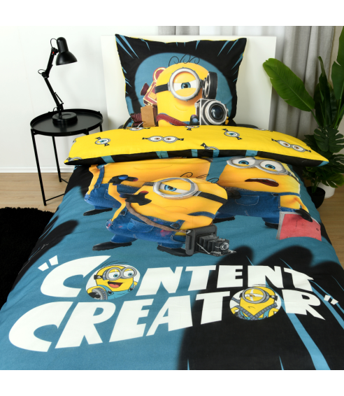 Pościel bawełniana „Minions“. Pościel bawełniana