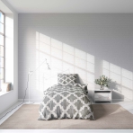 Komplet pościeli "Morocco grey". Komplety pościeli 140x200, 140x200 cm, 150x200 cm, 160x200 cm