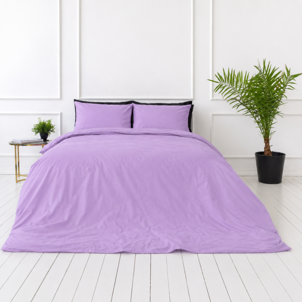 Komplet pościeli "Orchid". Pościel jednokolorowa, 140x200 cm, 150x200 cm, 160x200 cm, 180x200 cm, 200x200 cm, 200x220 cm, 220x240 cm. Jasnofioletowy jednokolorowy komplet pościeli. Komplet pościeli "Orchid". Pościel jednokolorowa, 140x200 cm, 150x200 cm, 160x200 cm, 180x200 cm, 200x200 cm, 200x220 cm, 220x240 cm. Jasnofioletowy jednokolorowy komplet pościeli.