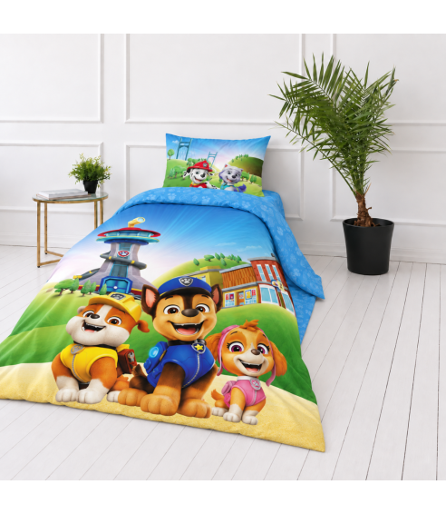 Pościel bawełniana „Paw Patrol Blue“. Pościel bawełniana