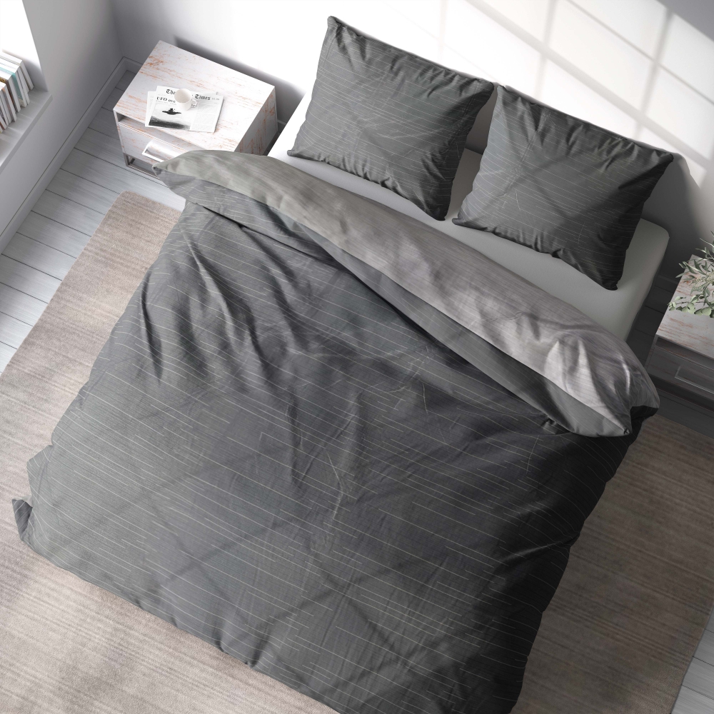 Komplet pościeli "Slate lines". Komplety pościeli 180x200, 180x200 cm, 200x200 cm, 200x220 cm