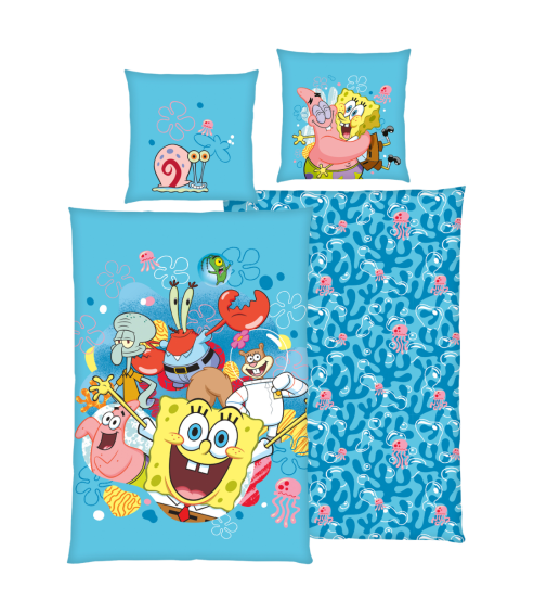 Komplet pościeli "SpongeBob SquarePants". Pościel bawełniana