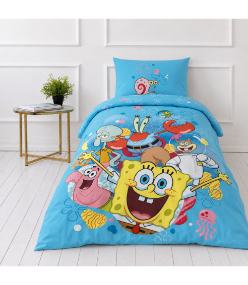 Komplet pościeli "SpongeBob SquarePants". Pościel bawełniana