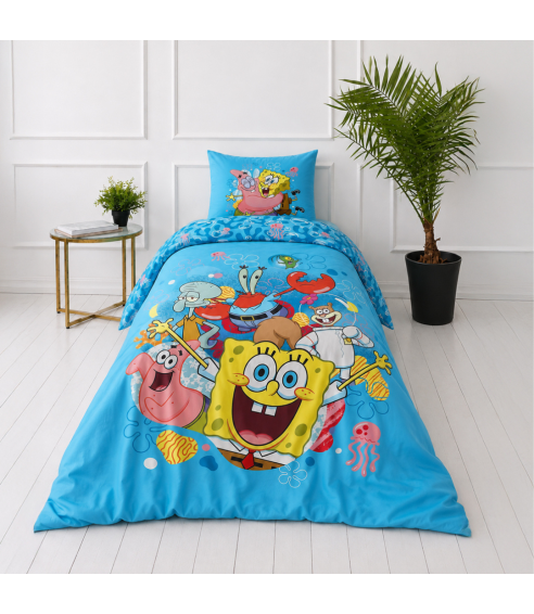 Komplet pościeli "SpongeBob SquarePants". Pościel bawełniana