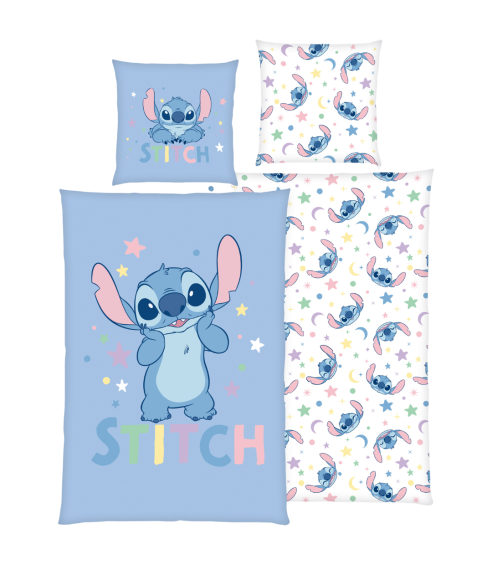 Pościel bawełniana „Stitch Blue“. Pościel bawełniana