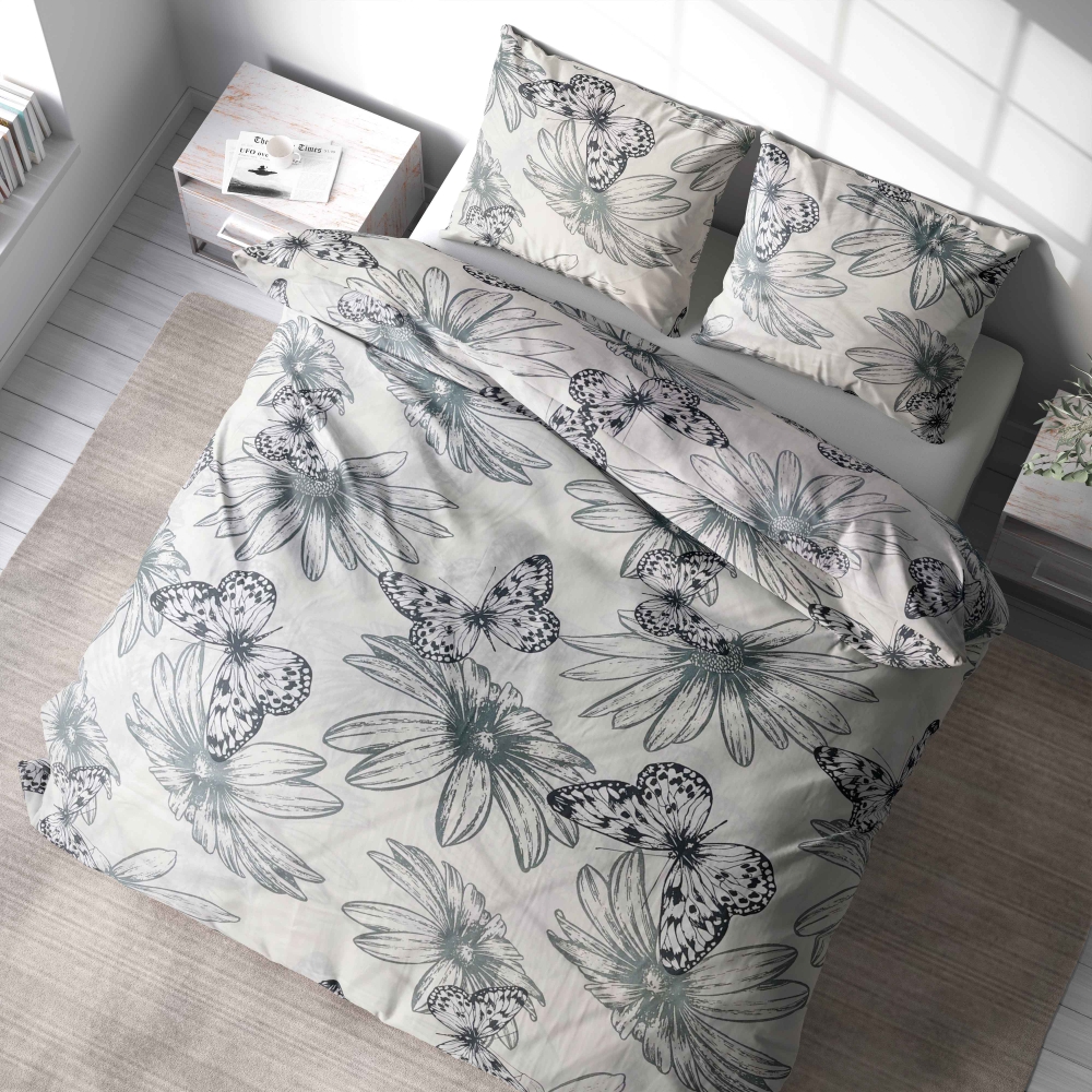 Komplet pościeli "Wildflower". Komplety pościeli 140x200, 140x200 cm, 150x200 cm, 160x200 cm, 180x200 cm, 200x200 cm, 200x220 cm