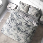 Komplet pościeli "Wildflower". Komplety pościeli 140x200, 140x200 cm, 150x200 cm, 160x200 cm, 180x200 cm, 200x200 cm, 200x220 cm