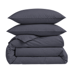 Pościel perkal „Dark Grey Percale“. Pościel 150x200, 140x200 cm, 150x200 cm, 160x200 cm, 180x200 cm, 200x200 cm, 200x220 cm, 220x240 cm. Jednokolorowy ciemnoszary komplet pościeli bez wzorów. Pościel perkal „Dark Grey Percale“. Pościel 150x200, 140x200 cm, 150x200 cm, 160x200 cm, 180x200 cm, 200x200 cm, 200x220 cm, 220x240 cm. Jednokolorowy ciemnoszary komplet pościeli bez wzorów.