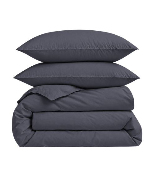 Pościel perkal „Dark Grey Percale“. Pościel Perkal