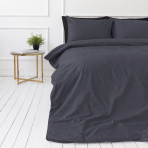 Pościel perkal „Dark Grey Percale“. Pościel 150x200, 140x200 cm, 150x200 cm, 160x200 cm, 180x200 cm, 200x200 cm, 200x220 cm, 220x240 cm. Grafitowoszara pościel z subtelnym niebieskawym podtonem. Pościel perkal „Dark Grey Percale“. Pościel 150x200, 140x200 cm, 150x200 cm, 160x200 cm, 180x200 cm, 200x200 cm, 200x220 cm, 220x240 cm. Grafitowoszara pościel z subtelnym niebieskawym podtonem.