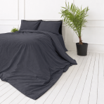 Pościel perkal „Dark Grey Percale“. Pościel 150x200, 140x200 cm, 150x200 cm, 160x200 cm, 180x200 cm, 200x200 cm, 200x220 cm, 220x240 cm. Ciemnoszara poszwa na kołdrę bez motywów dekoracyjnych. Pościel perkal „Dark Grey Percale“. Pościel 150x200, 140x200 cm, 150x200 cm, 160x200 cm, 180x200 cm, 200x200 cm, 200x220 cm, 220x240 cm. Ciemnoszara poszwa na kołdrę bez motywów dekoracyjnych.