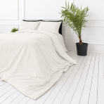 Pościel perkal „Snow White Percale“. Pościel 150x200, 140x200 cm, 150x200 cm, 160x200 cm, 180x200 cm, 200x200 cm, 200x220 cm, 220x240 cm. Kremowobiała poszwa na kołdrę bez motywów dekoracyjnych. Pościel perkal „Snow White Percale“. Pościel 150x200, 140x200 cm, 150x200 cm, 160x200 cm, 180x200 cm, 200x200 cm, 200x220 cm, 220x240 cm. Kremowobiała poszwa na kołdrę bez motywów dekoracyjnych.