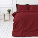Pościel perkal „Sun-dried Tomato Percale“. Pościel 150x200, 140x200 cm, 150x200 cm, 160x200 cm, 180x200 cm, 200x200 cm, 200x220 cm, 220x240 cm. Ciemnoczerwona pościel z ciepłym bordowym odcieniem. Pościel perkal „Sun-dried Tomato Percale“. Pościel 150x200, 140x200 cm, 150x200 cm, 160x200 cm, 180x200 cm, 200x200 cm, 200x220 cm, 220x240 cm. Ciemnoczerwona pościel z ciepłym bordowym odcieniem.