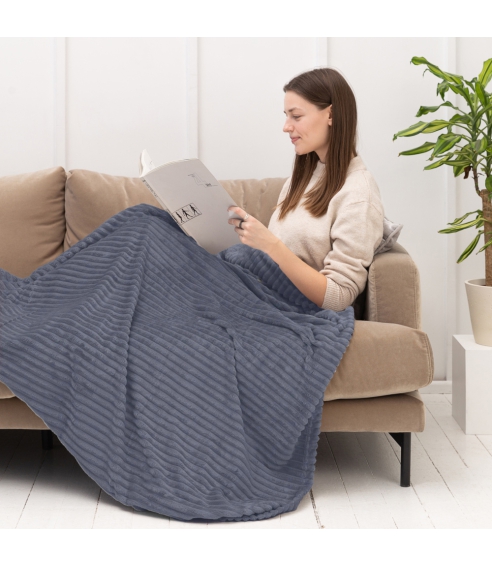 Pled „Blue Shadow fleece blanket“. Pledy