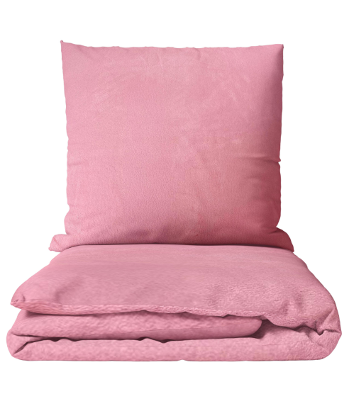 Pościel z pluszu „Minky Rose Solid“. Komplety pościeli 200x220