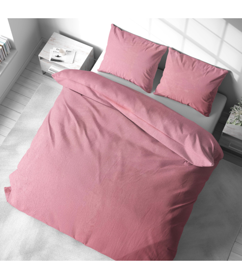 Pościel z pluszu „Minky Rose Solid“. Komplety pościeli 200x220