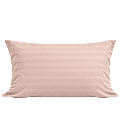 Premium satynowa poszewka na poduszkę "Classic Coffee Stripe Sateen Pillowcase". Poszewka na poduszkę 50x70