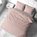Premium satynowa poszewka na poduszkę "Peachy Stripe Satin" Premium satynowa poszewka na poduszkę "Peachy Stripe Satin"