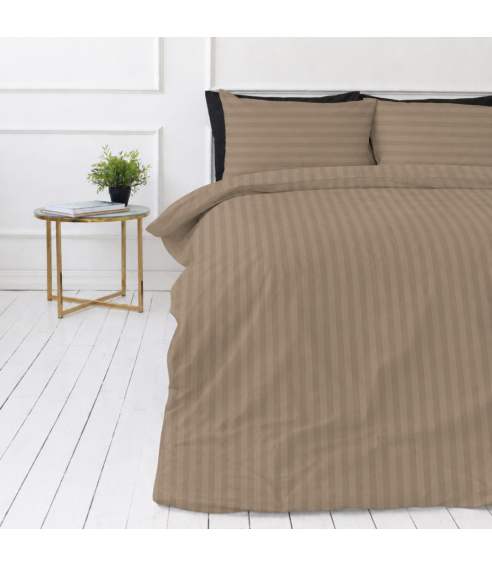 Pościel satyna bawełniana PREMIUM „Brandy Stripe Sateen“. Pościel Satynowa