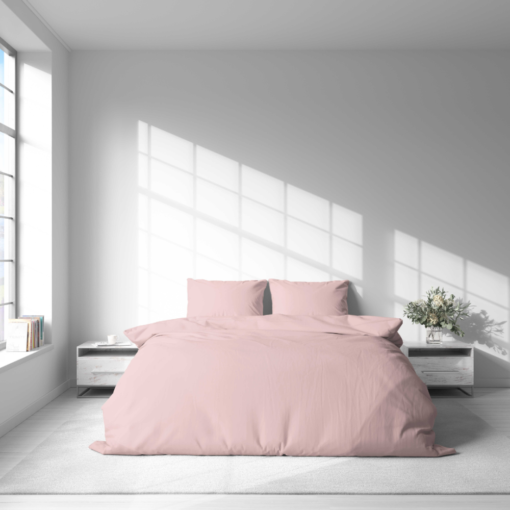 Pościel satyna bawełniana „Classic pink“. Pościel 150x200, 100x140 cm, 140x200 cm, 150x200 cm, 160x200 cm, 180x200 cm, 200x200 cm, 200x220 cm, 220x240 cm. Delikatny jasnoróżowy elegancki komplet pościeli w stylu minimalistycznym Pościel satyna bawełniana „Classic pink“. Pościel 150x200, 100x140 cm, 140x200 cm, 150x200 cm, 160x200 cm, 180x200 cm, 200x200 cm, 200x220 cm, 220x240 cm. Delikatny jasnoróżowy elegancki komplet pościeli w stylu minimalistycznym